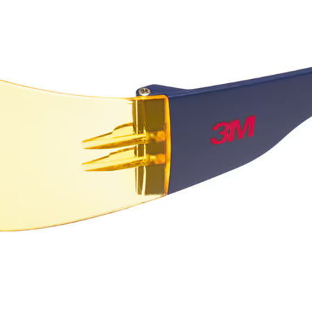 3M™ 2720 Schutzbrille, beschlagfrei/kratzfest, Polycarbonat, gelbe Scheibe, 2722