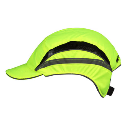 3M™ First Base™ 3 Anstoßkappe 2021866, Classic, hi-viz, gelb, kurzer Schirm, 55 mm