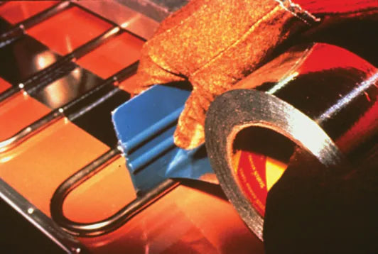 3M™ Aluminiumklebeband 425, Silber, 75 mm x 55 m, 0.12 mm