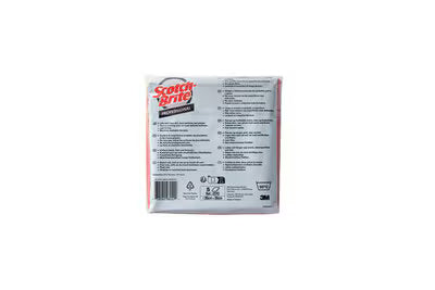 Scotch-Brite™ Hochleistungs-Mikrofasertuch 2010, Rot, 360 mm x 360 mm, 5 Stück/Packung, 10 Packungen/Karton