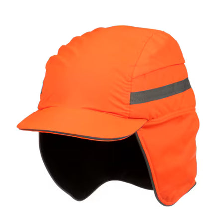 3M™ First Base™ 3 Anstoßkappe 2021218, Winter, Hi-Vis, Orange, Kurzer Schirm, 55 mm, Angepasst