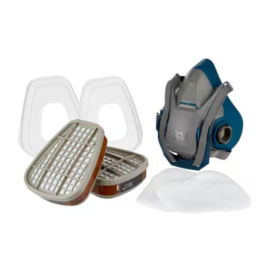 3M™ Lackierschutzmaske 6502QL, A2P3, 1 Set