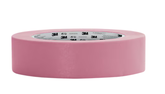 Professionelles Klebeband 2072 von 3M™, extra empfindlich, rosa, 30 mm x 50 m, 1 Rolle/Packung