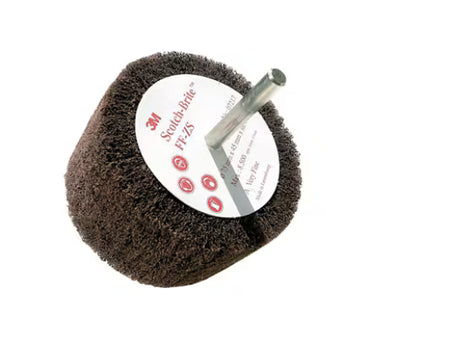 Scotch-Brite™ Clean & Finish Lamellenbürste auf Stift FF-ZS, grau, 100 mm x 45 mm x 6 mm, S SFN