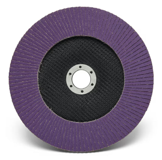 3M™ Fächerschleifscheibe 769F, T29, 115 mm x 22,23 mm, 120+