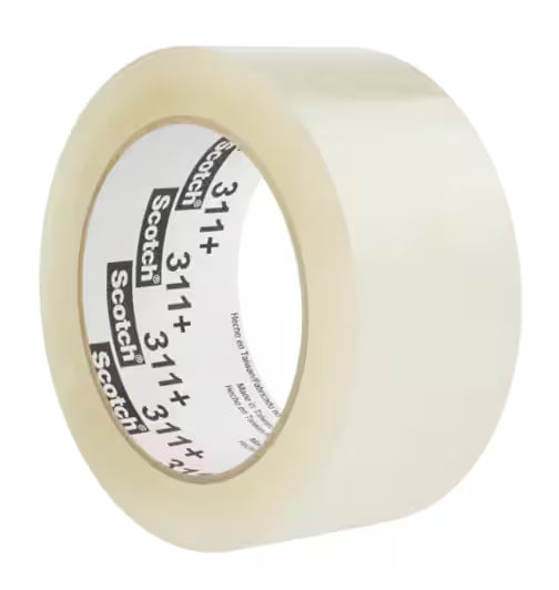 Scotch® Paketband 311+, Transparent, 48 mm x 990 m, 0,065 mm