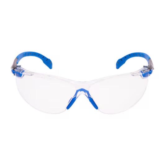 3M™ Solus™ 1000 Schutzbrille, blau/schwarzer Rahmen, Scotchgard™ Anti-Beschlag- und Kratzschutzbeschichtung (K&N), klare Scheiben, S1101SGAF-EU, 20/Karton