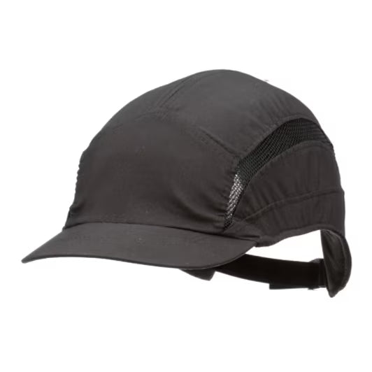 3M™ First Base™ 3 Anstoßkappe 2030610, Classic, schwarz, kurzer Schirm, 55 mm, kundenspezifisch