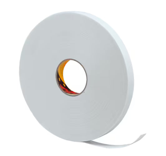 3M™ Doppelseitiges Schaumstoffklebeband 9528, Weiß, 1220 mm x 66 m, 0.8 mm