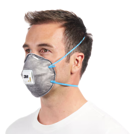 3M™ Cool Flow™ Geruchsabweisende Staubmaske 9922, FFP2, mit Ventil, 2er-Packung