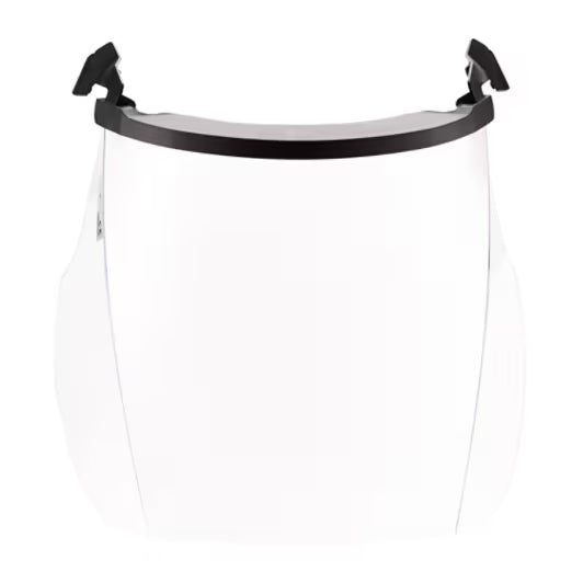 3M™ Gesichtsschutzschild, kurzer Schirm, Polycarbonat, klar, groß, V4KK