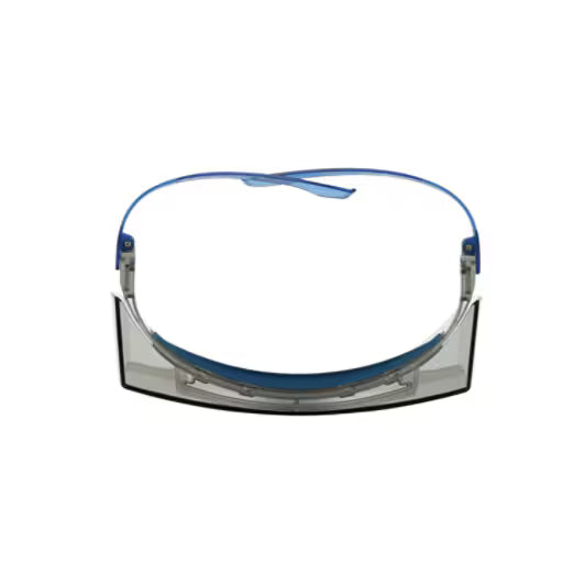 3M™ SecureFit™ 3700 Überbrille, blau Bügel, Brauenschutz, Scotchgard™ Anti-Beschlag (K&N), hellgraue Innen-/Außenlinse, SF3707XSGAF-BLU-EU, 20/Karton
