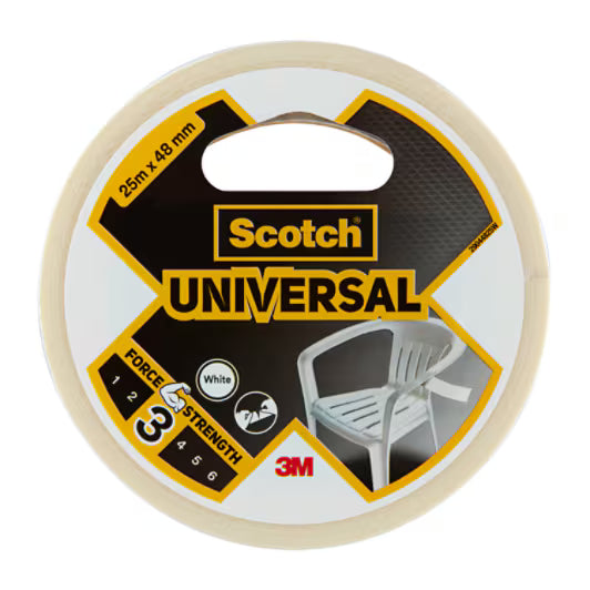 Scotch® Gewebeband Weiß 25mx48mm