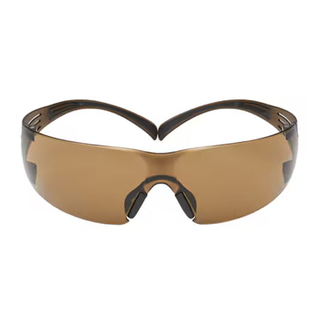 3M™ SecureFit™ 400 Schutzbrille, schwarz/brauner Rahmen, Scotchgard™ Anti-Beschlag- und Kratzschutzbeschichtung (K&N), braune Scheiben, SF405SGAF-BLA-EU