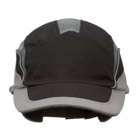 3M™ First Base™ 3 Anstoßkappe 2031217, Elite, Schwarz/Grau, Standard-Schirm, 70 mm, angepasst