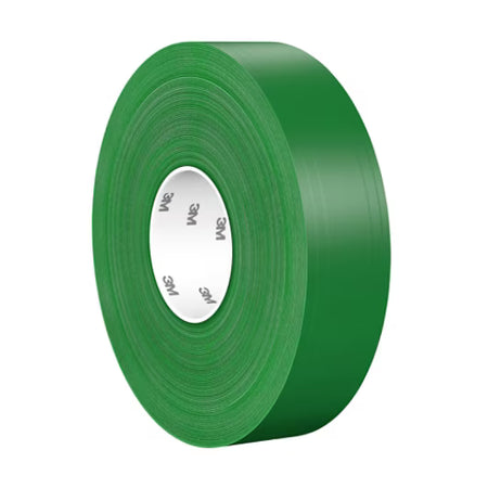 3M™ Strapazierfähiges Bodenmarkierungsband 971, Grün, 50.8 mm x 33 m, 0.43 mm, einzeln verpackt, handliche Verpackung