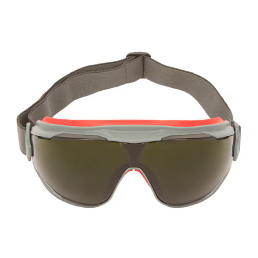 3M™ Goggle Gear™ 500 Vollsichtbrille, Scotchgard™ Anti-Beschlag- und Kratzschutzbeschichtung (K&N), IR5 graue Scheibe, GG550SGAF-EU, 10/Karton