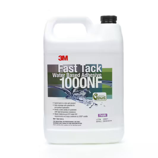3M™ Fast Tack Wasserbasierter Klebstoff 1000NF, Violett, 3,78 L