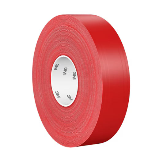 3M™ Robuste Bodenmarkierungsband 971, Rot, 50.8 mm x 33 m, 0.43 mm, einzeln verpackt, handlich verpackt