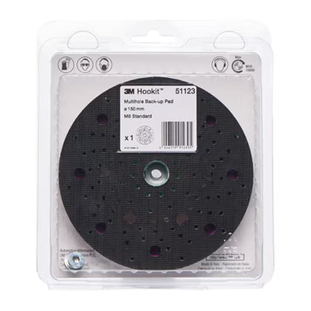 3M™ Hookit™ Stützteller für Mehrlochanwendung, 150 mm, 51123