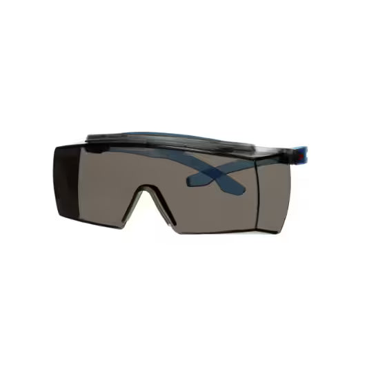 3M™ SecureFit™ 3700 Überbrille, blau-grauer Bügel, Brauenschutz, Scotchgard™ Antibeschlag (K&N), graue Scheibe, SF3702XSGAF-BLU-EU, 20/Karton