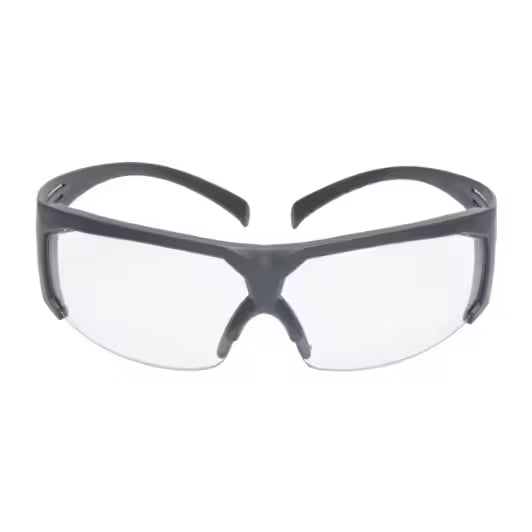 3M™ SecureFit™ 600 Schutzbrille, grauer Rahmen, Scotchgard™ Anti-Beschlag- und Anti-Kratz-Beschichtung (K&N), klare Scheiben, SF601SGAF-EU, 20/Karton