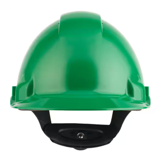 3M™ Schutzhelm, Uvicator, Ratschenverschluss, belüftet, Schweißband aus Kunststoff, grün, G3000NUV-GP