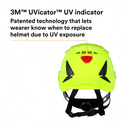 3M™ SecureFit™ X5000 Schutzhelm, belüftet, 1000 V, CE, Hi-Viz Grün, X5014VE-CE