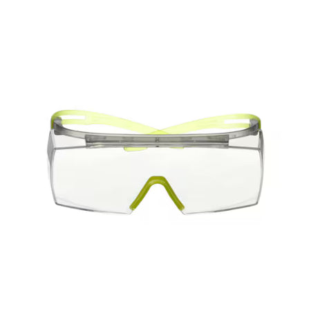 3M™ SecureFit™ 3700 Überbrille, limegrüner Bügel, Scotchgard™ Anti-Beschlag (K&N), klare Scheibe, SF3701SGAF-GRN-EU, 20/Karton