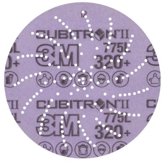3M Xtract™ Cubitron™ II Filmscheibe 775L, 127 mm, 320+ 500LG, 50 pro Innenpack, 250 pro Karton