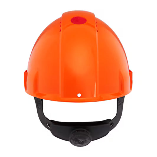 3M™ Schutzhelm, Uvicator, Ratschenverschluss, belüftet, Kunststoff-Schweißband, orange, G3000NUV-OR