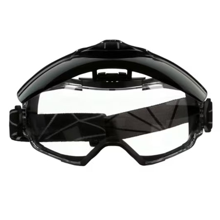3M™ GoggleGear™ 6000 Schutzbrille, Scotchgard™ Anti-Beschlag- und Anti-Kratz-Beschichtung (K&N), klare Scheibe, mit hochklappbarer grauer IR5-Vorsatzscheibe, GG6001SGAF-IR5, 10/Karton