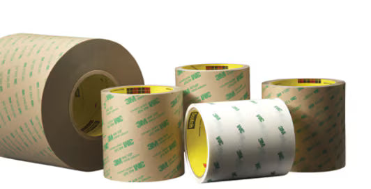 3M™ Transfer-Klebeband mit doppelter Schutzfolie 9553, transparent, 670 mm x 600 m
