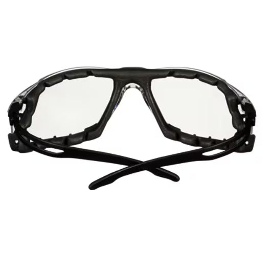 3M™ SecureFit™ 500 Schutzbrille, schwarzer Rahmen, Schaumstoff, Scotchgard™ Anti-Beschlag- und Anti-Kratz-Beschichtung (K&N), klare Scheiben, SF501SGAF-BLK-FM-EU, 20/Karton
