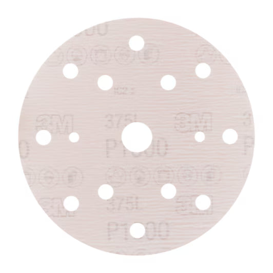 3M™ Hookit™ Filmschleifscheibe 375L, 150 mm, 15 Loch, P1500, PN86706
