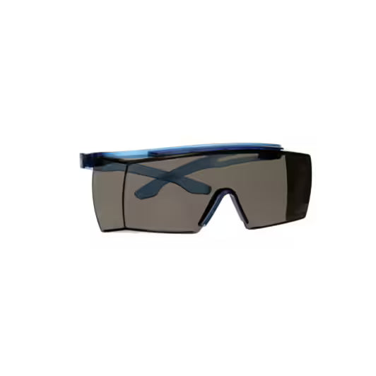 3M™ SecureFit™ 3700 Überbrille, blau Bügel, Scotchgard™ Antibeschlag (K&N), graue Scheibe, SF3702SGAF-BLU-EU, 20/Karton