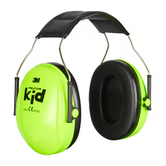 3M™ PELTOR™ Kid Kapselgehörschutz, Kopfbügel, H510AK-442-GB, Neongrün
