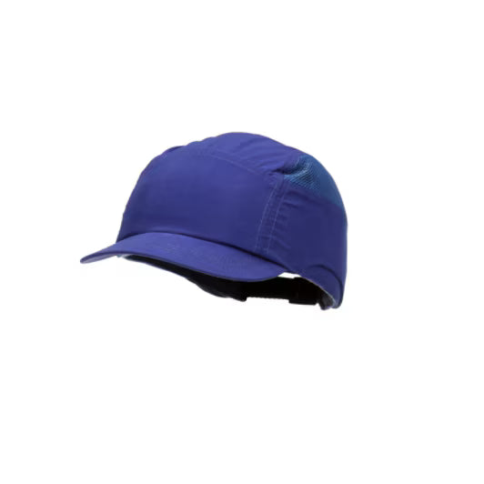 3M™ First Base™+ Anstoßkappe, 2014288, Königsblau, verkürzter Schirm (55 mm), maßgeschneidert