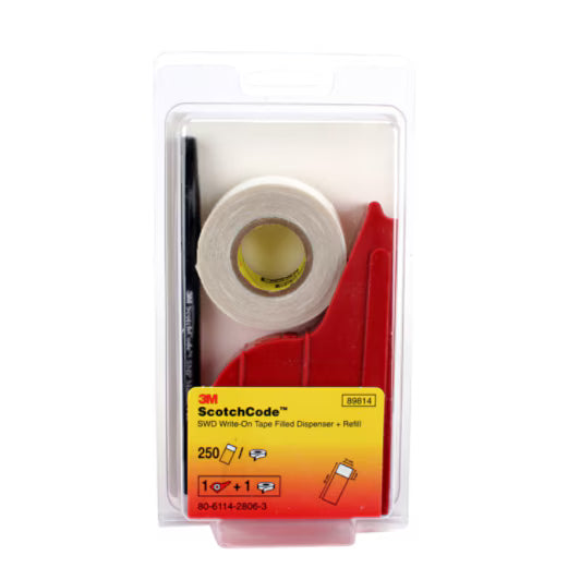 3M™ ScotchCode™ SWD Dispenser mit 250 beschreibbaren Kabelmarkierungsetiketten