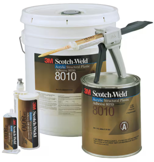 3M™ Scotch-Weld™ Geruchsarmer Acrylatklebstoff DP8010, Blau, 45 ml