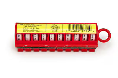 3M™ ScotchCode™ SDR-0/9 Kabelmarkierung Nachfüllrollen, Nummer 0-9, 10x Einzelhandelsverpackung