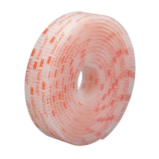 3M™ Dual Lock™ Wiederverschließbarer Verschluss SJ3560, Transparent, 25 mm x 5 m, 5.7 mm, Mini Pack