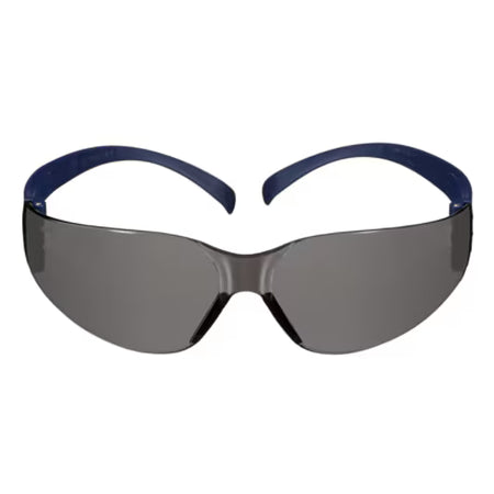 3M™ SecureFit™ 100 Schutzbrille, blaue Fassung, kratz-/beschlagfrei, graue Gläser, SF102AF-BLU-EU, 20/Karton