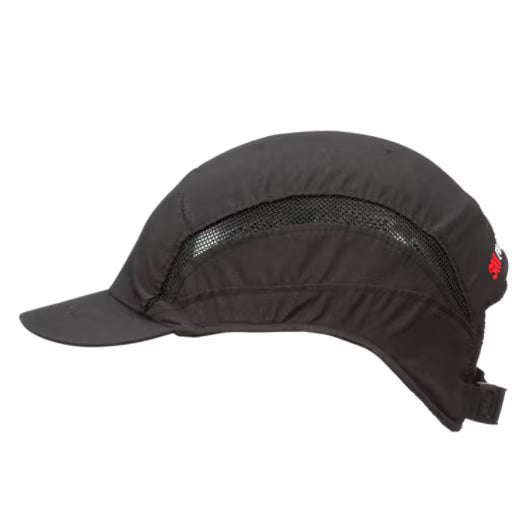 3M™ First Base™ 3 Anstoßkappe 2030610, Classic, schwarz, kurzer Schirm, 55 mm, kundenspezifisch