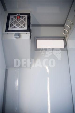 Dehaco D320 3-Kammer-Dekontaminationswagen Standard-Einachsfahrgestell