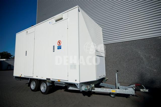 Dehaco D400 3-Stufen-Dekontaminationswagen Standard-Tandemachs-Fahrgestell in RAL-Farbe nach Wahl
