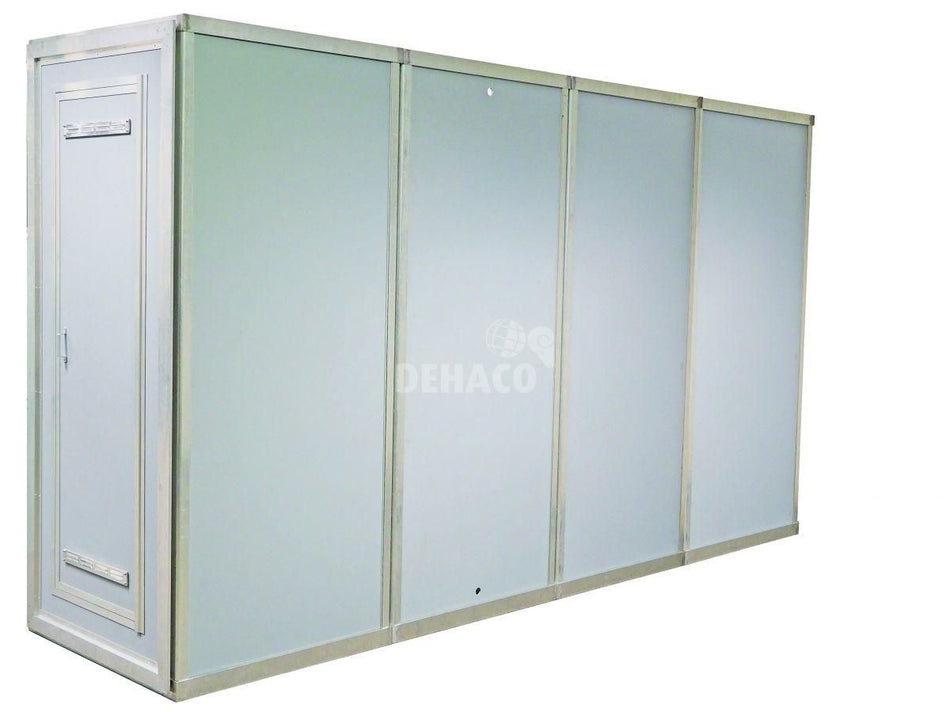 Dehaco Paneeldusche mit 4 Kabinen 100 x 100 cm