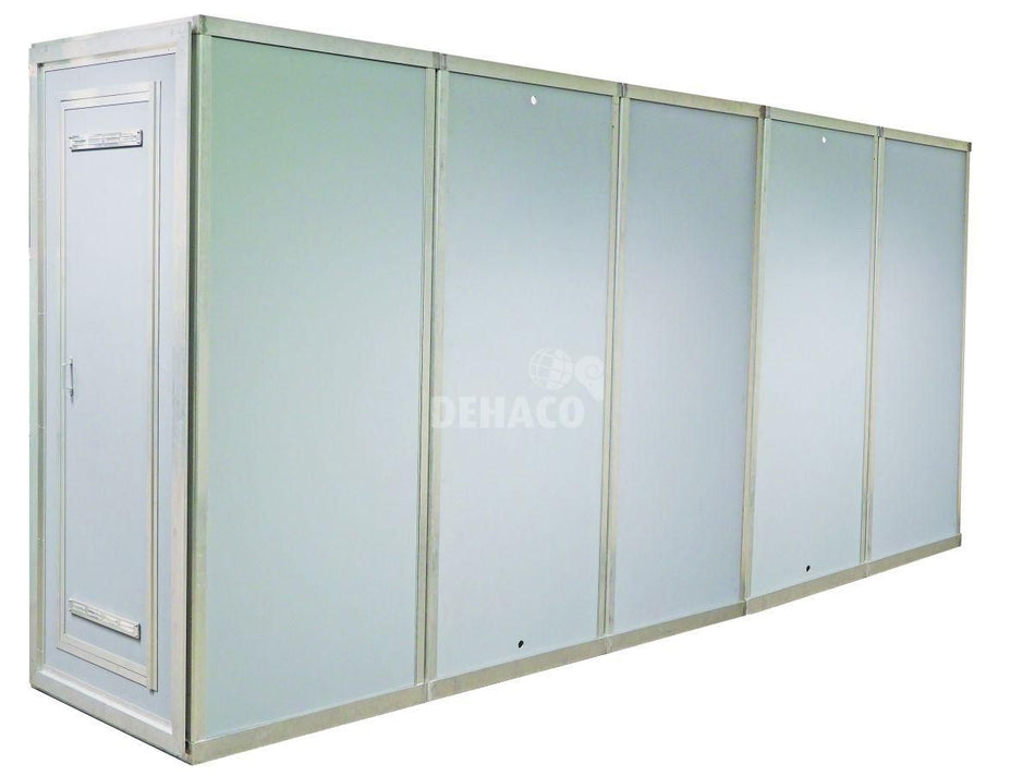 Dehaco Paneeldusche mit 5 Abteilen 100 x 100 cm