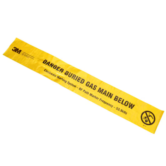 3M™ EMS-Warnband (Electronic Marking System) 7905, gelb, 152 mm, Gas, 152 m Rolle, 1 Rolle/Karton