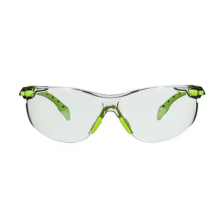 3M™ Solus™ 1000 Schutzbrille, grün/schwarzer Rahmen, Scotchgard™ Anti-Beschlag- und Anti-Kratz-Beschichtung (K&N), hellgraue Innen-/Außenlinse, S1207SGAF-EU, 20/Karton